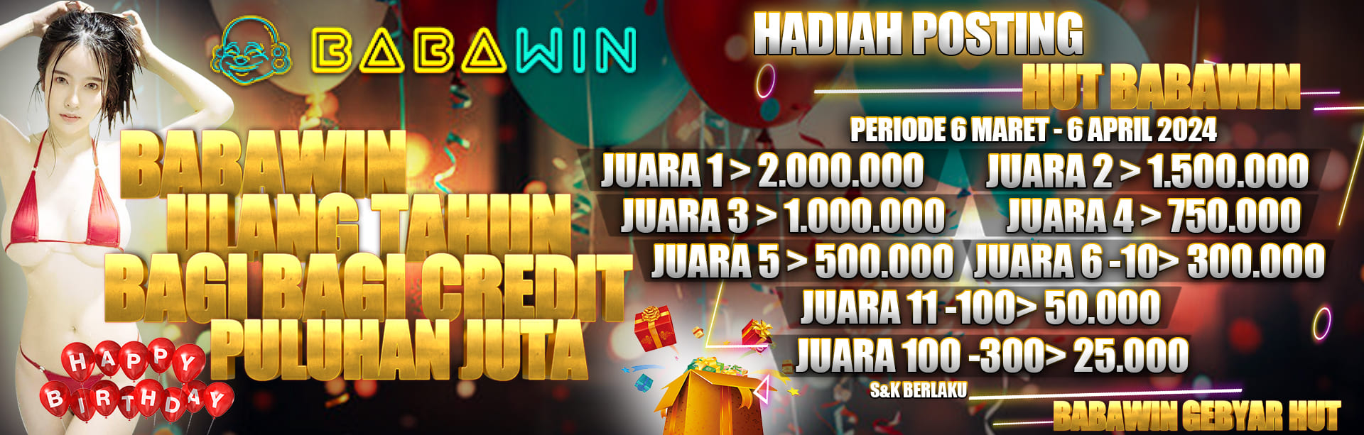 EVENT HUT GEBYAR BABAWIN