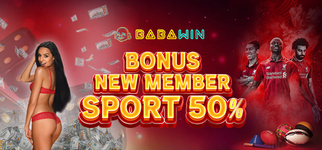 BONUS NEW MEMBER SPORT 50%