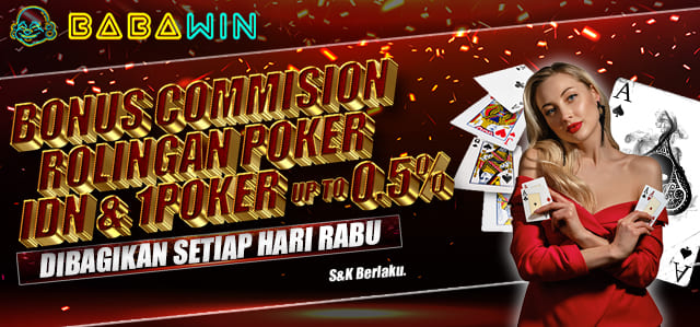 BONUS ROLINGAN POKER IDN & 1POKER 0.5% DIBAGIKAN SETIAP HARI RABU.