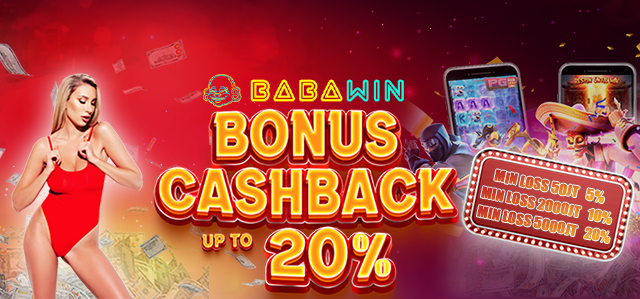 BONUS CASHBACK up TO 20%