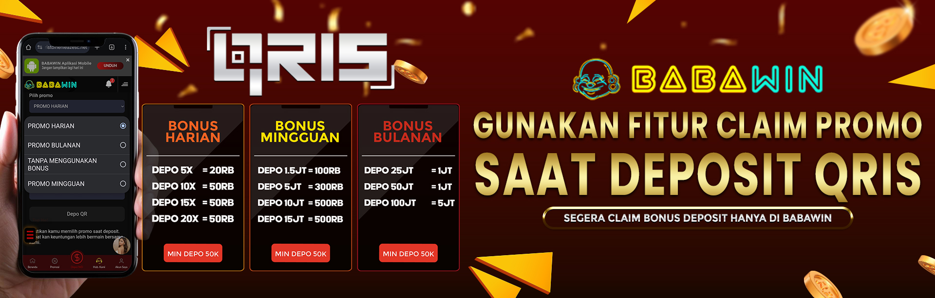 PROMO HARIAN HINGGA BULANAN