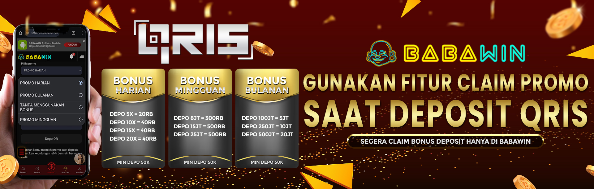PROMO HARIAN HINGGA BULANAN