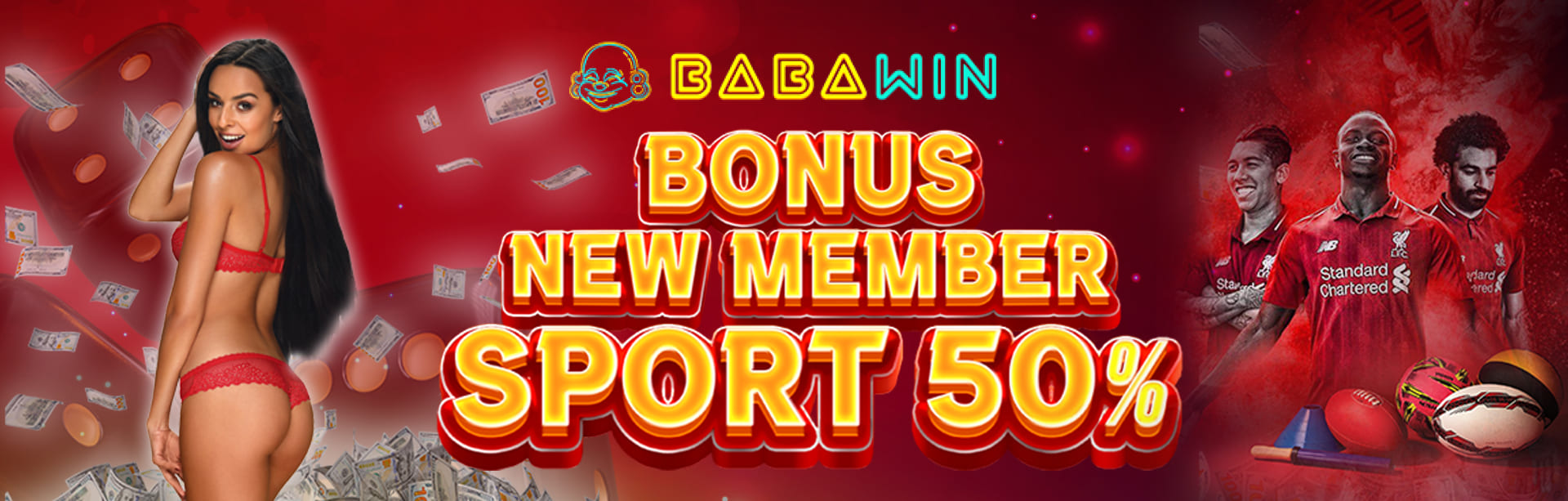 BONUS NEW MEMBER SPORT 50%