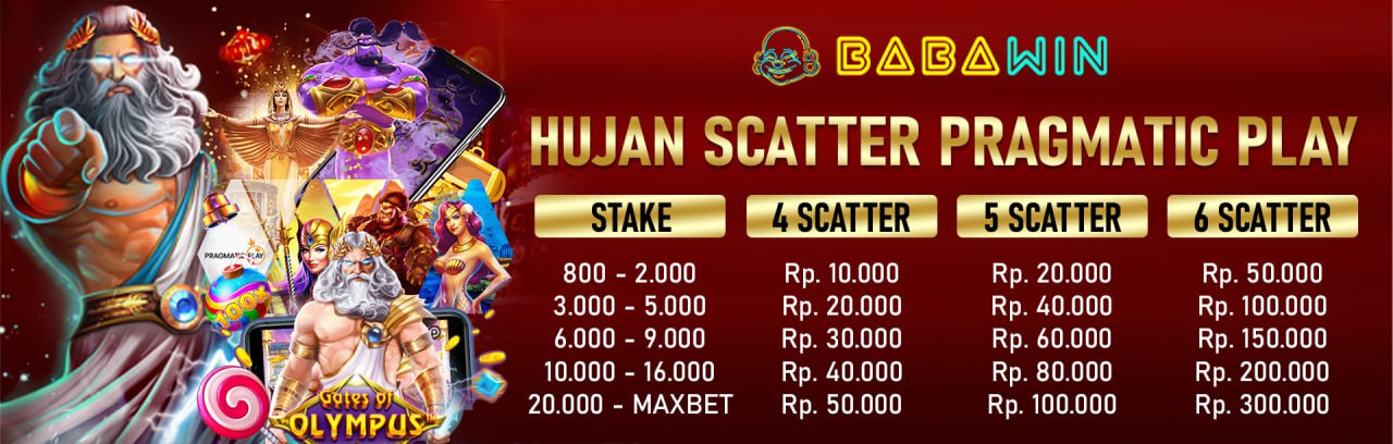 HUJAN SCATTER PRAGMATIC PLAY