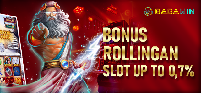 BONUS ROLLINGAN SLOT UP TO 0,7%