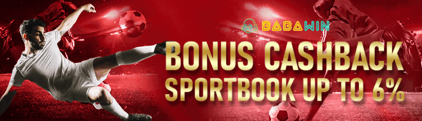 BONUS CASHBACK SPORTBOOK UP TO 6%